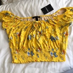 forever 21 crop blouse